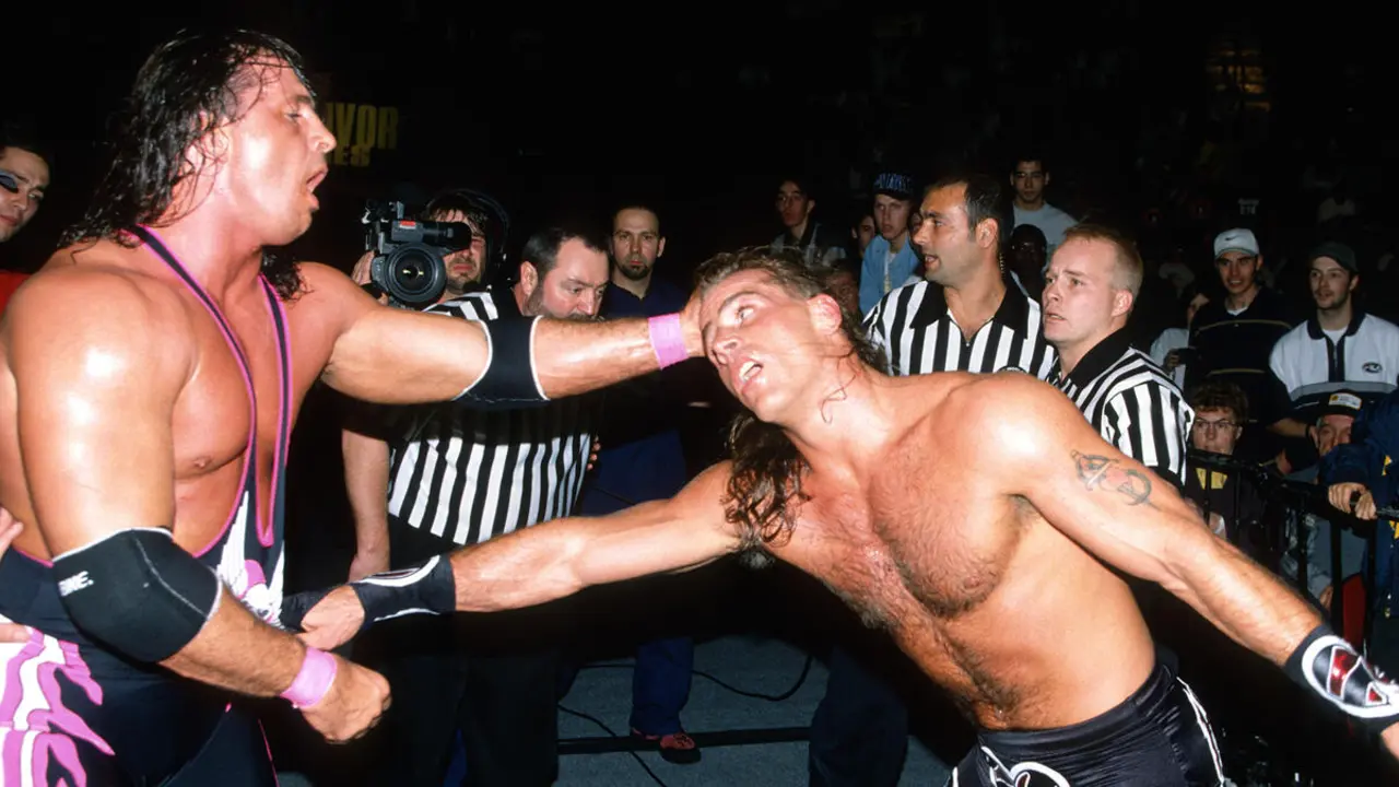 Shawn Michaels Bret Hart 2 
