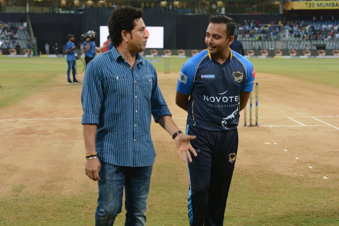 SphskNL5gQI3o1KAfMSO Sachin Tendulkar with Prithwi Shaw