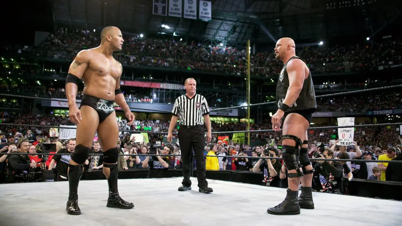 Steve Austin The Rock