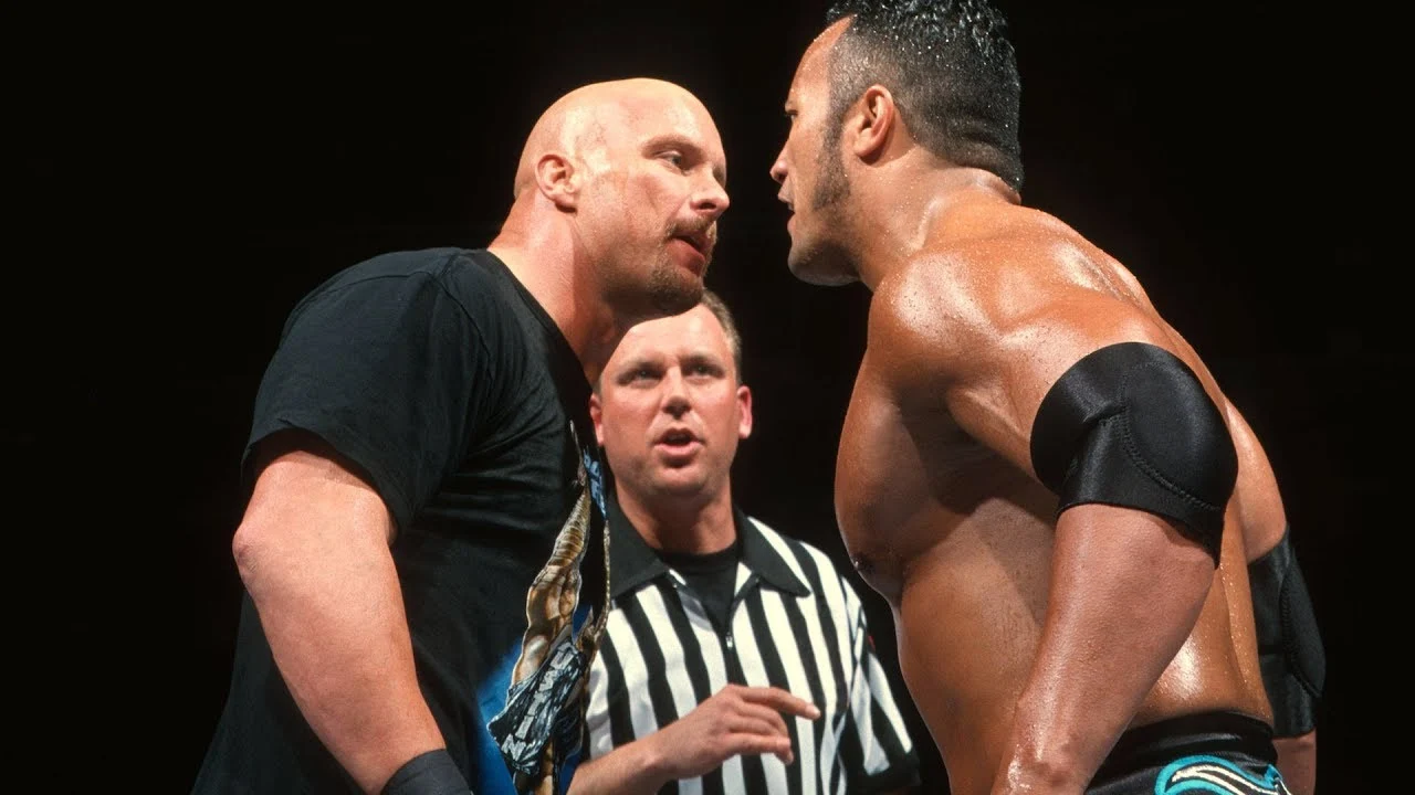 Stone Cold Steve Austin The Rock