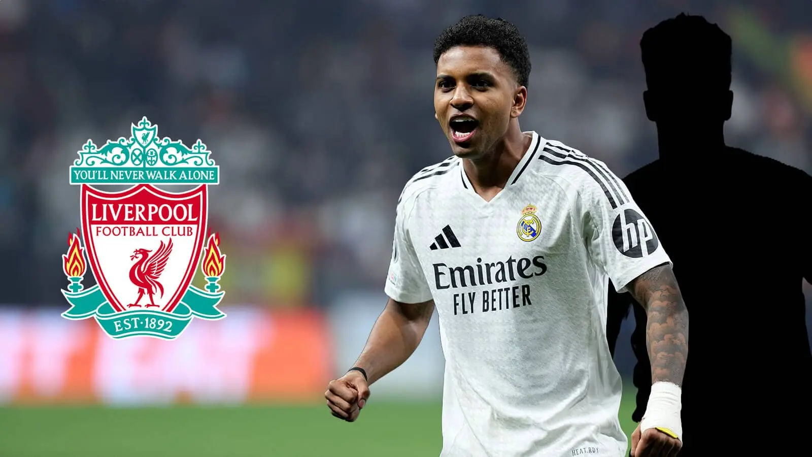 TT One Badge Rodrygo Silva Silhouette Player Liverpool