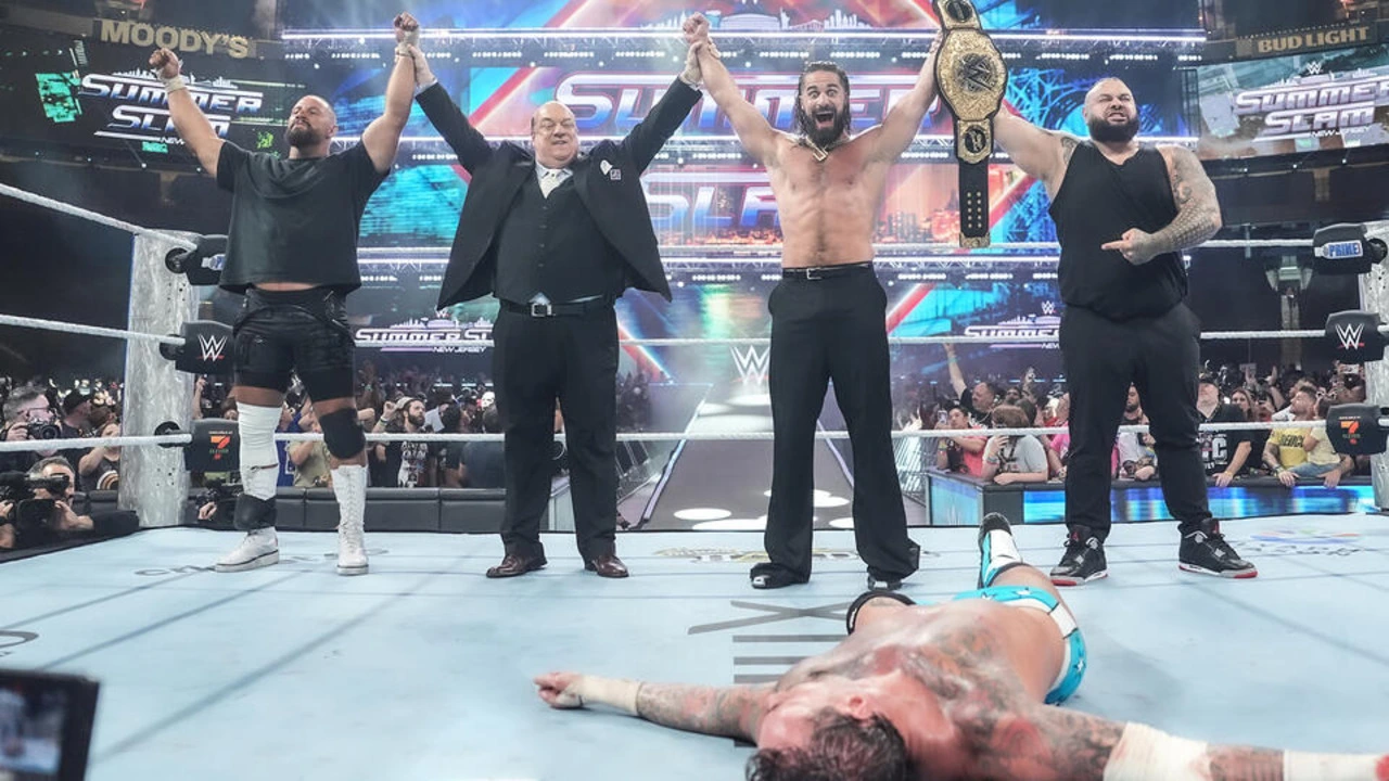 Summerslam 2025 Seth Rollins World Heavyweight Champion Bronson Reed