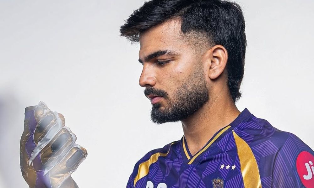 Tejasvi Singh Dahiya (Image Source: X/IPL) KKR wicketkeeper batter Tejasvi Singh Dahiya