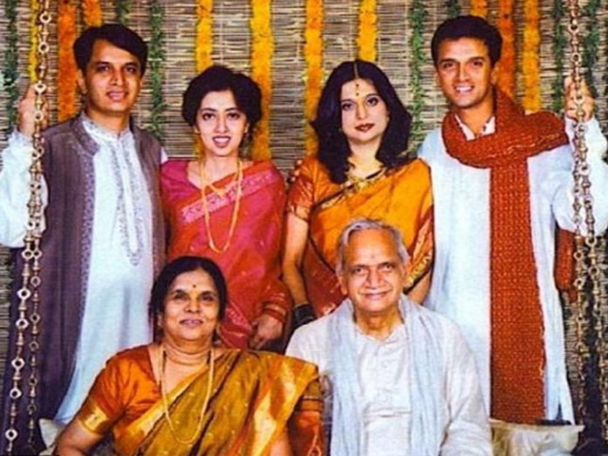 Rahul Dravid Family & Brother