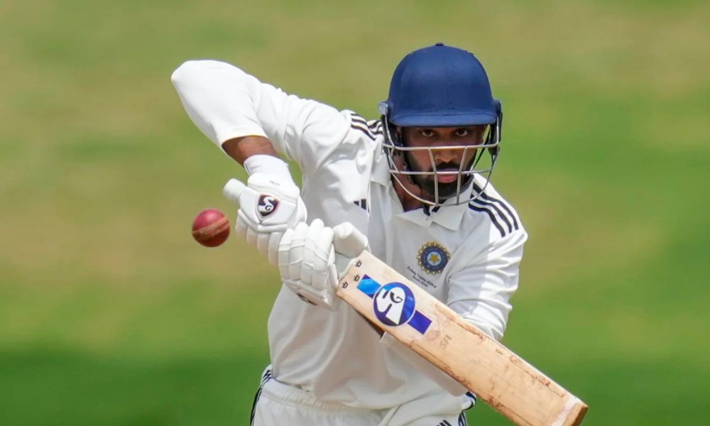 Ravichandran Smaran (Image Source: X/bccidomestic) Karnataka new batting sensation Ravichandran Smaran