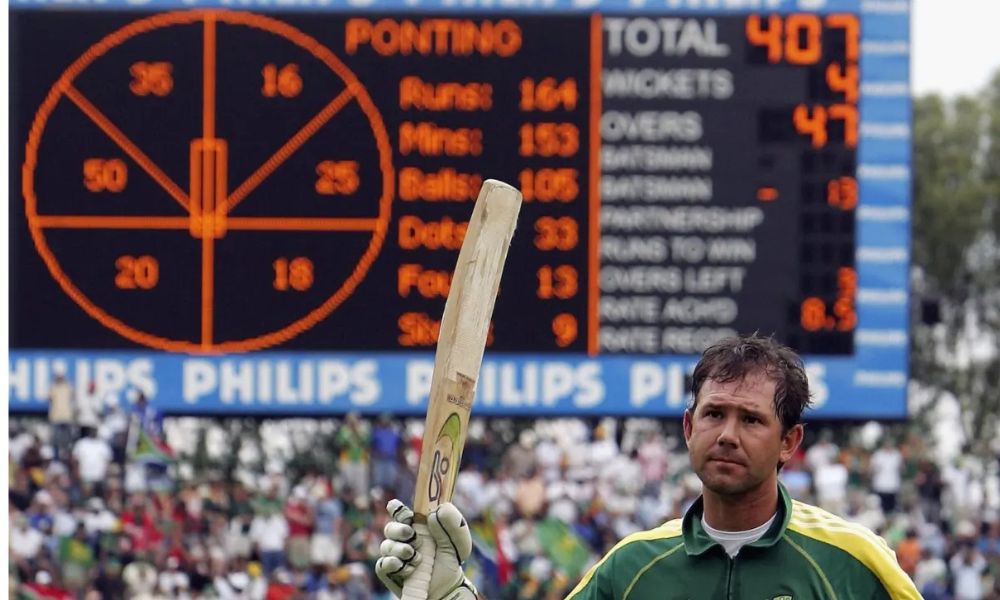  Ricky Ponting’s 164 powered Australia to 434