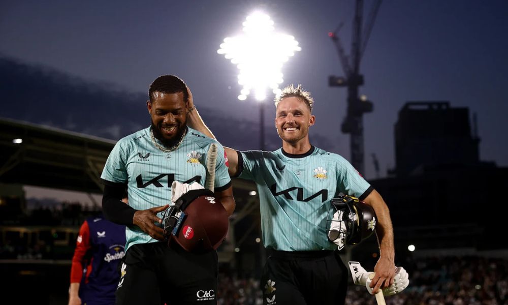 Surrey Surrey crossed 250+ score three times