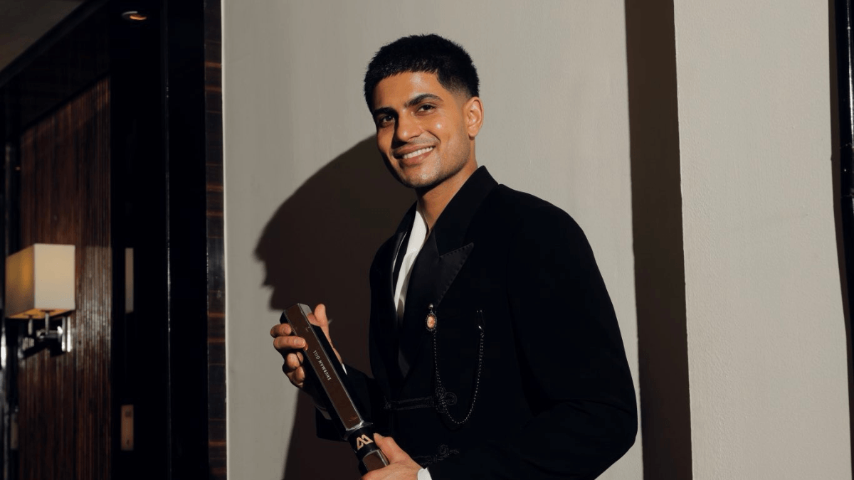 Shubman Gill BCCI international cricketer of the year award