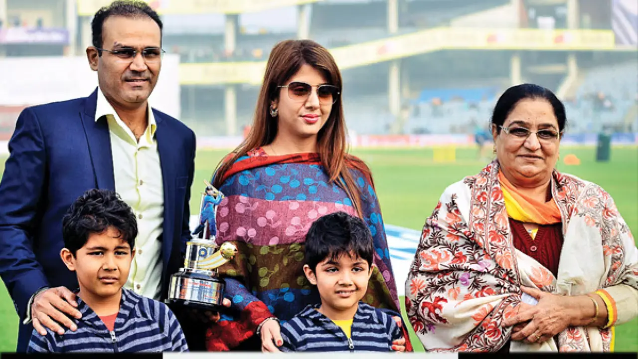 Virender Sehwag Family & Brother